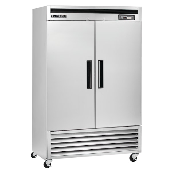 Refrigerator 49 cu.ft., DBL Door, Comm. Upright, Stainless Int and Ext